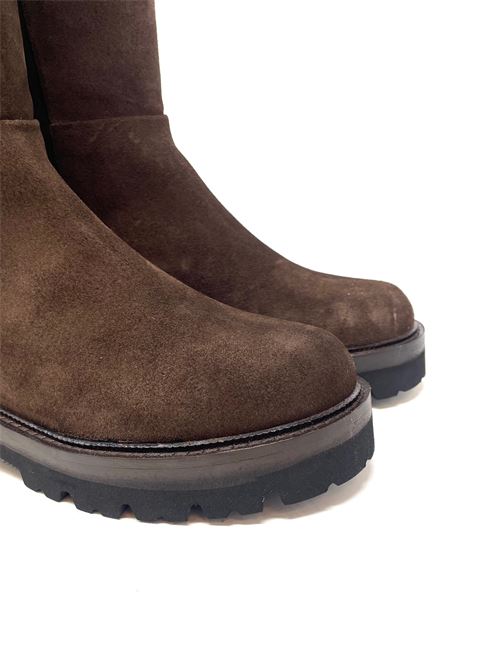 Stivale boots IL LACCIO | MK3579SUEDEMIDBROWN